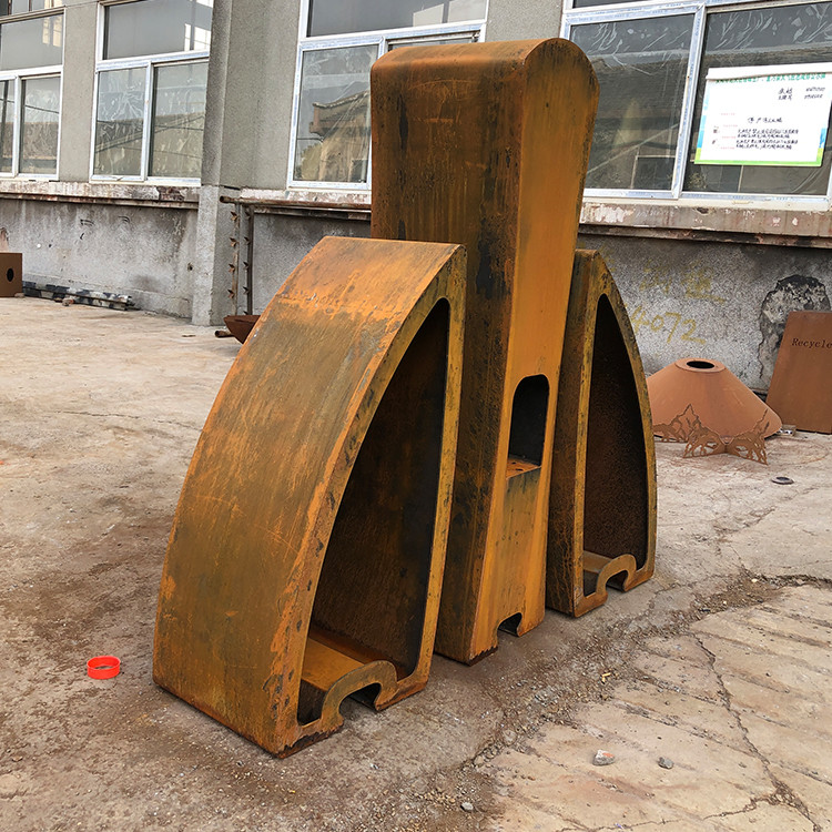 Outdoor Corten Steel BBQ Brazier Diameter 900mm