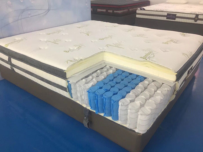 Luxury Viscoelastic Queen Size Memory Foam Mattress Vacuum Compressed Packing