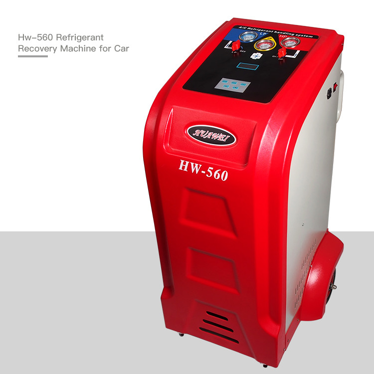 50HZ R134a Gas Car Automotive AC Recovery Machine Huawei 560