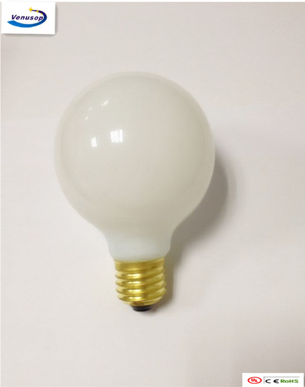 Filament LED G24 globe bulbs 8 watts Opal glass E26 medium screw base dimmable function