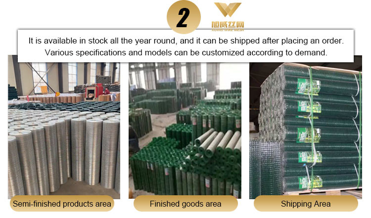 Blue Pvc Coated Welded Wire Mesh Welded Green Wire Fencing For Easy Installation