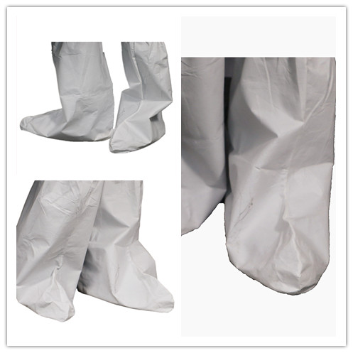 Micro-porous Upper Material SMS 43GSM Breathable Impervious Knee-High Boot Shoe Covers