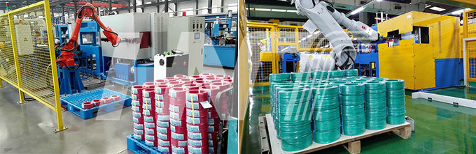 THHN/THWN Copper Wire Cable Packing Machine With Auto Labeling Machine