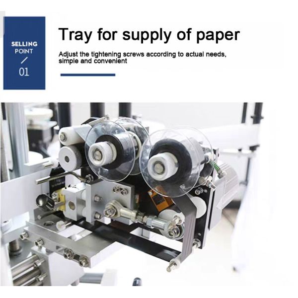 Tabletop Cylindrical Round Bottle Labeling Machine Sticker For Glass Plastic Bottle Can