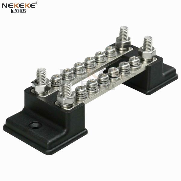 Marine Power Distribution Terminal Block Battery Bus Bar 150A Heat Resistant