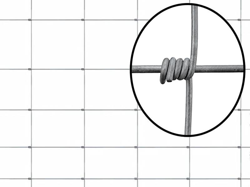 2.0mm Dia Galvanized Fixed Knot Wire Farm Fencing
