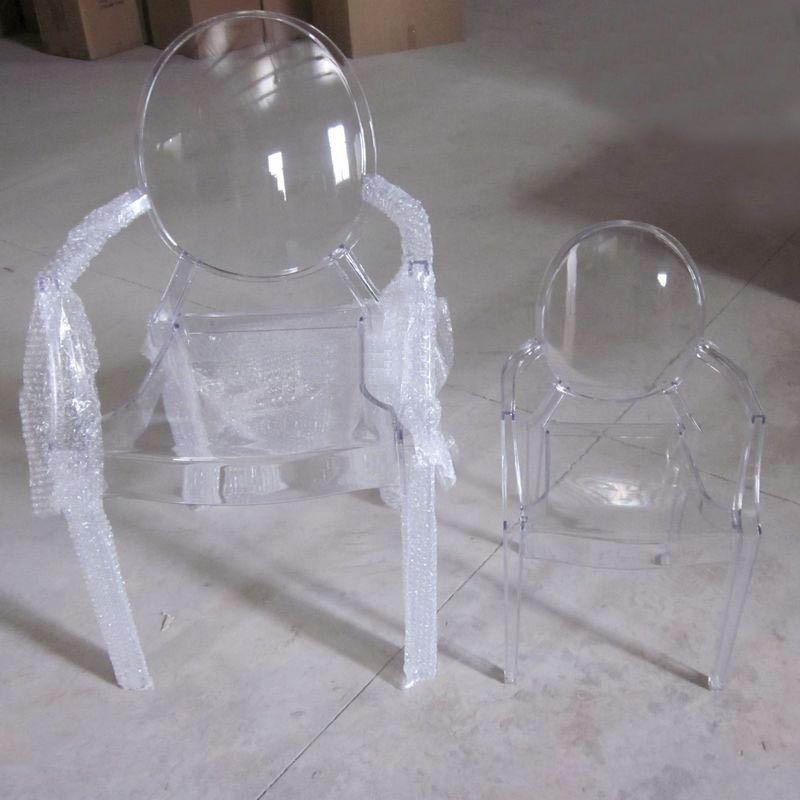 Polycarbonate Children'S Armchair Pink Kids Plastic Chair With Arm