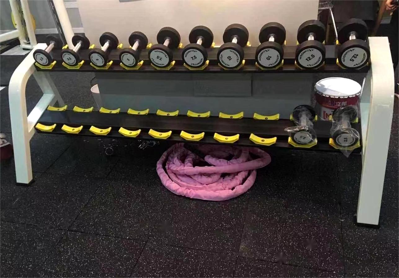 Custom Multi Function Gym Machine With Steel Dumbbell Rack