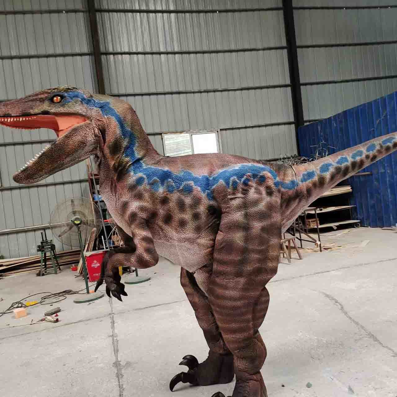 Realistic Dinosaur Costume Hidden legs raptor costume