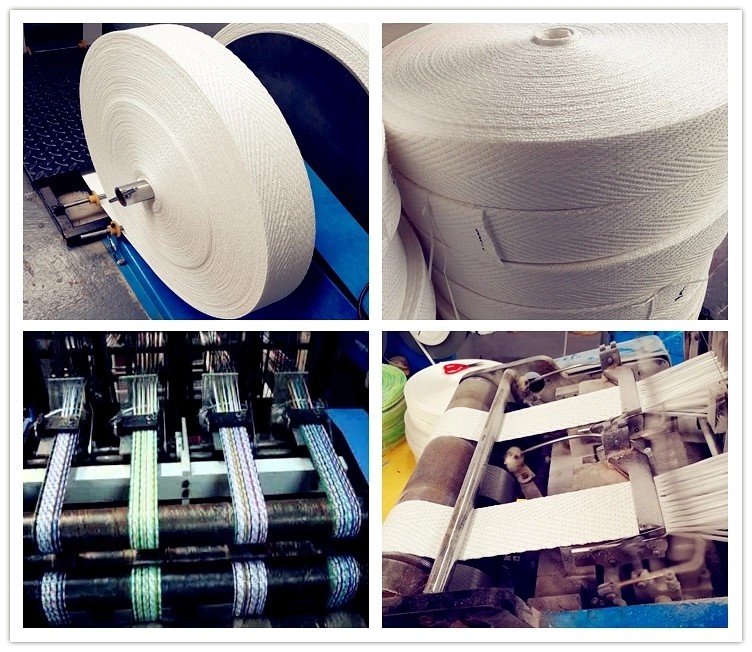 Color Customized PP Lifting Loops Sling Belt / Webbing Belt For FIBC Bag
