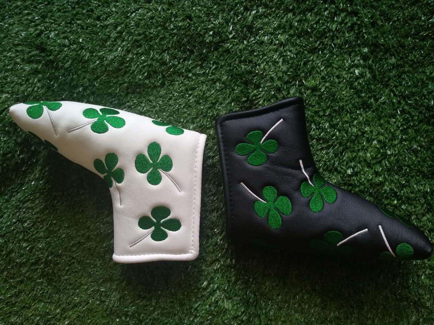 Four Leaf Clover headcover , Golf headcover , golf headcover , putter headcover , headcover