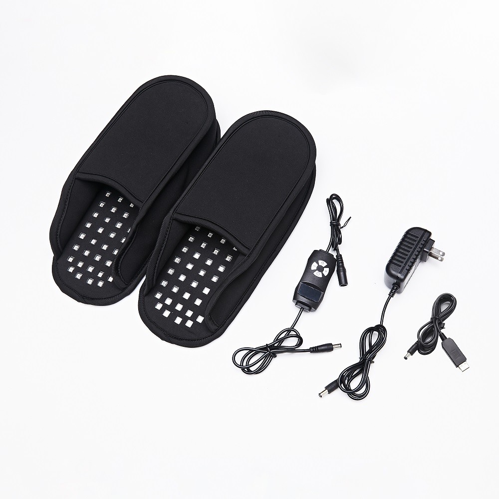 150pcs LED Near Infrared Red Light Therapy Slippers With 20mins Timer
