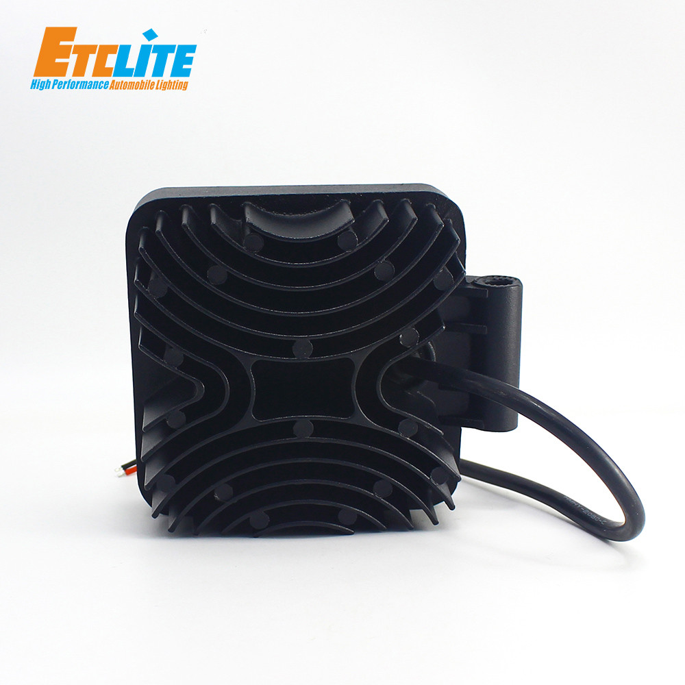 tractor Rechargeable LED Automotive Work Light Square 4.3Inch 27W