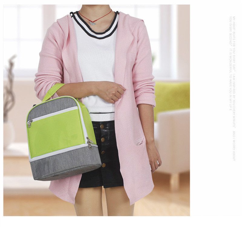 Folding Nylon Thermal Insulated Meal Storage Bag
