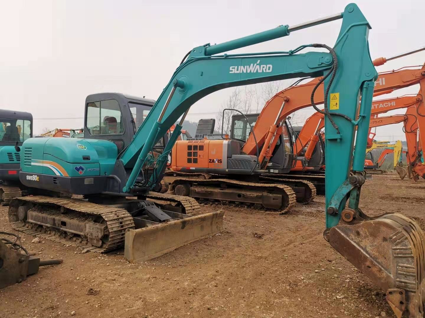 SUNWARD SWE80E 0.3m3 Bucket 8T Used Excavator Equipment