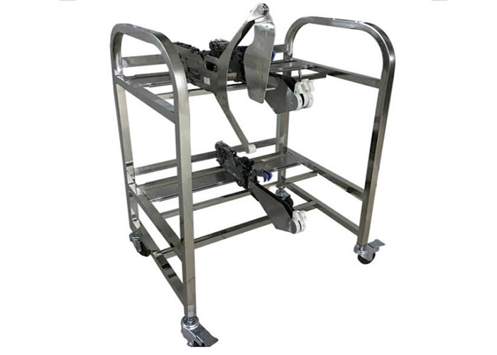 2 Layers SMT Feeder Cart / Feeder Trolley Siemens X Seires For SMT Workshop