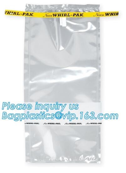 Sampling bag, sterile, for medical and food applications, SOP for Sampling of Raw Material : Pharmaceutical, Soil Sampli