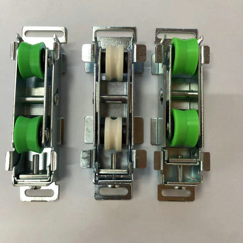 32-55mm Width Zinc Coated Aluminium Alloy Sliding Door Roller Nylon Wheel Door Bearing