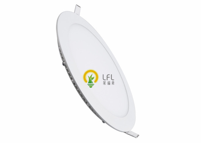 Round Recessed LED Slim Panel With Cool Light Thickness 4mm Mitsubishi Material