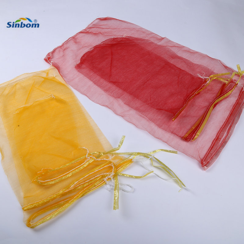 Eco-Friendly Plastic Fruit Net Protection Bag with 70gsm-200gsm Mono Mesh Netting