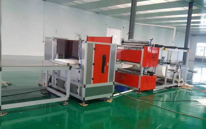 Intelligent Non Woven Fabric Production Line Glass Fiber Fabric Pleating Machine 220V