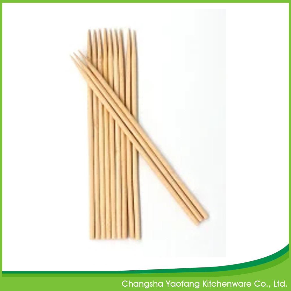 30cm Disposable Mao Bamboo BBQ Skewers Stick Biodegradable