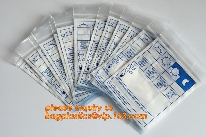 tablets pills packaging bag, poly medical dispenser k bag drug zipper bags reclosable bags, zipper bag medical min