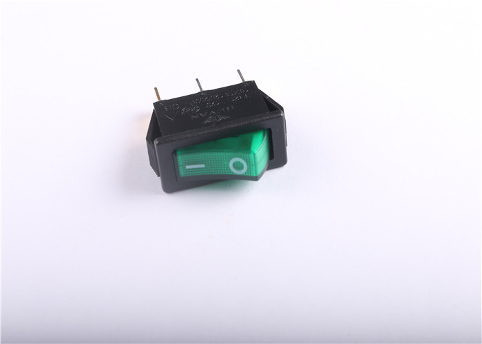 Mini 250v Push Button Rocker Switch Reasonable Dumping And Breaking Angle