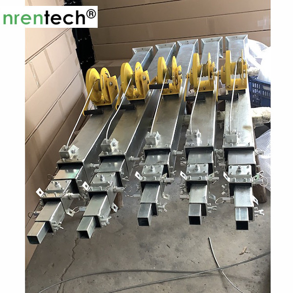 galvanized telescopic mast 6m extended/ 1.75m retracted/ 50kg payloads- NR-G1750-6000