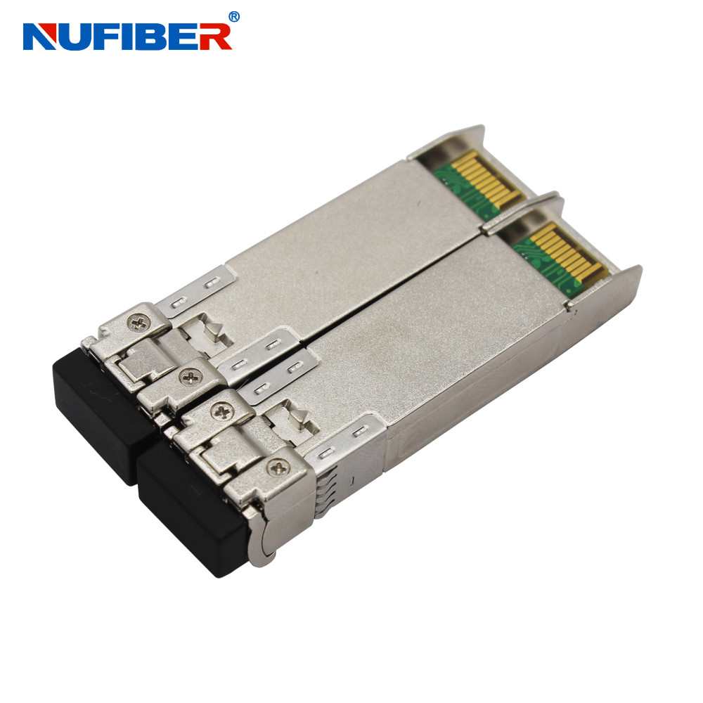 60km Optic Module 10G SFP+ Transceiver WDM Bidi 1270nm / 1330nm LC DOM