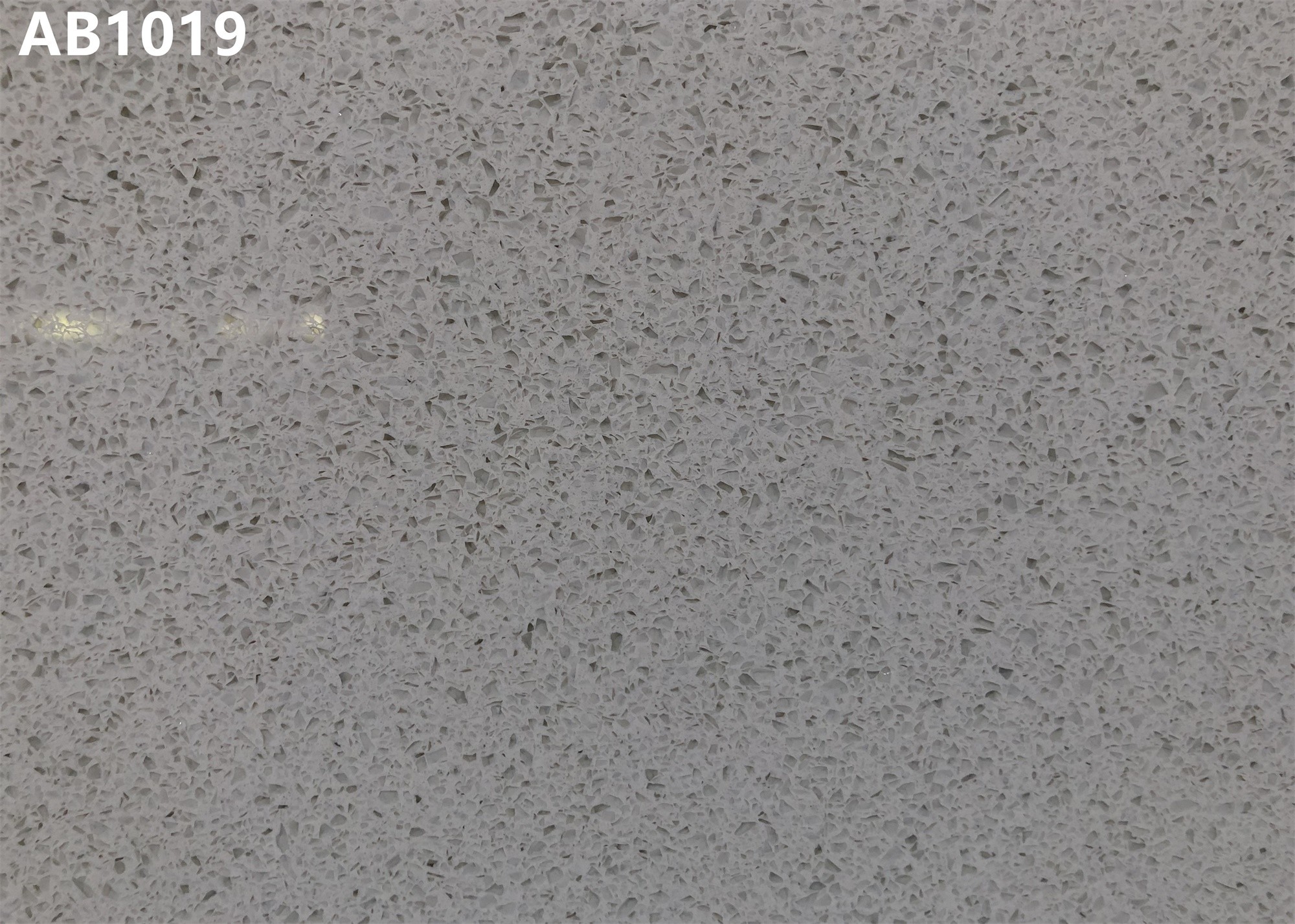 Waterproof 3000*1500MM Grey Kitchen Countertop/ Island Glass Quartz
