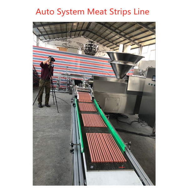 Auto Meat Strips Pet Food Production Line For Pet Nutrition Treats real Meat Strips with Rice