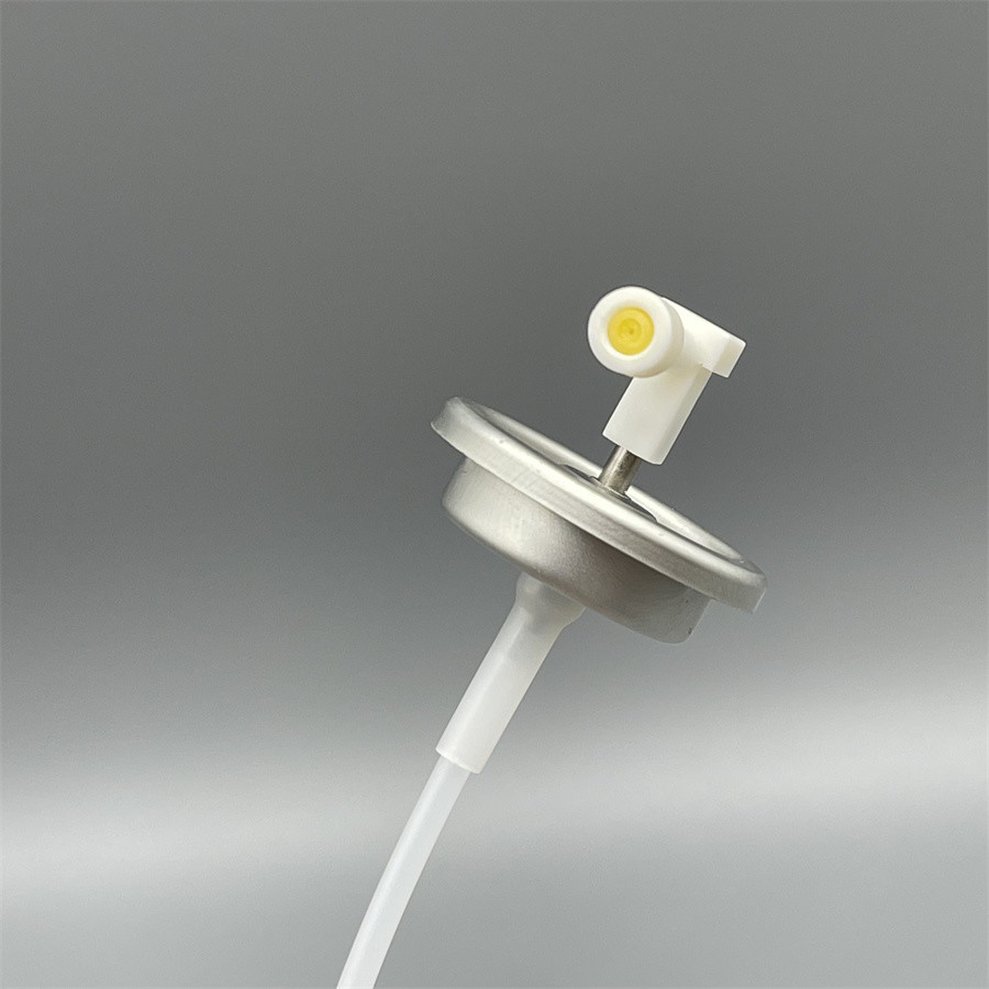 Versatile One - Inch Metal Stem Metered Valve Air freshener metered valve with L shape actuator