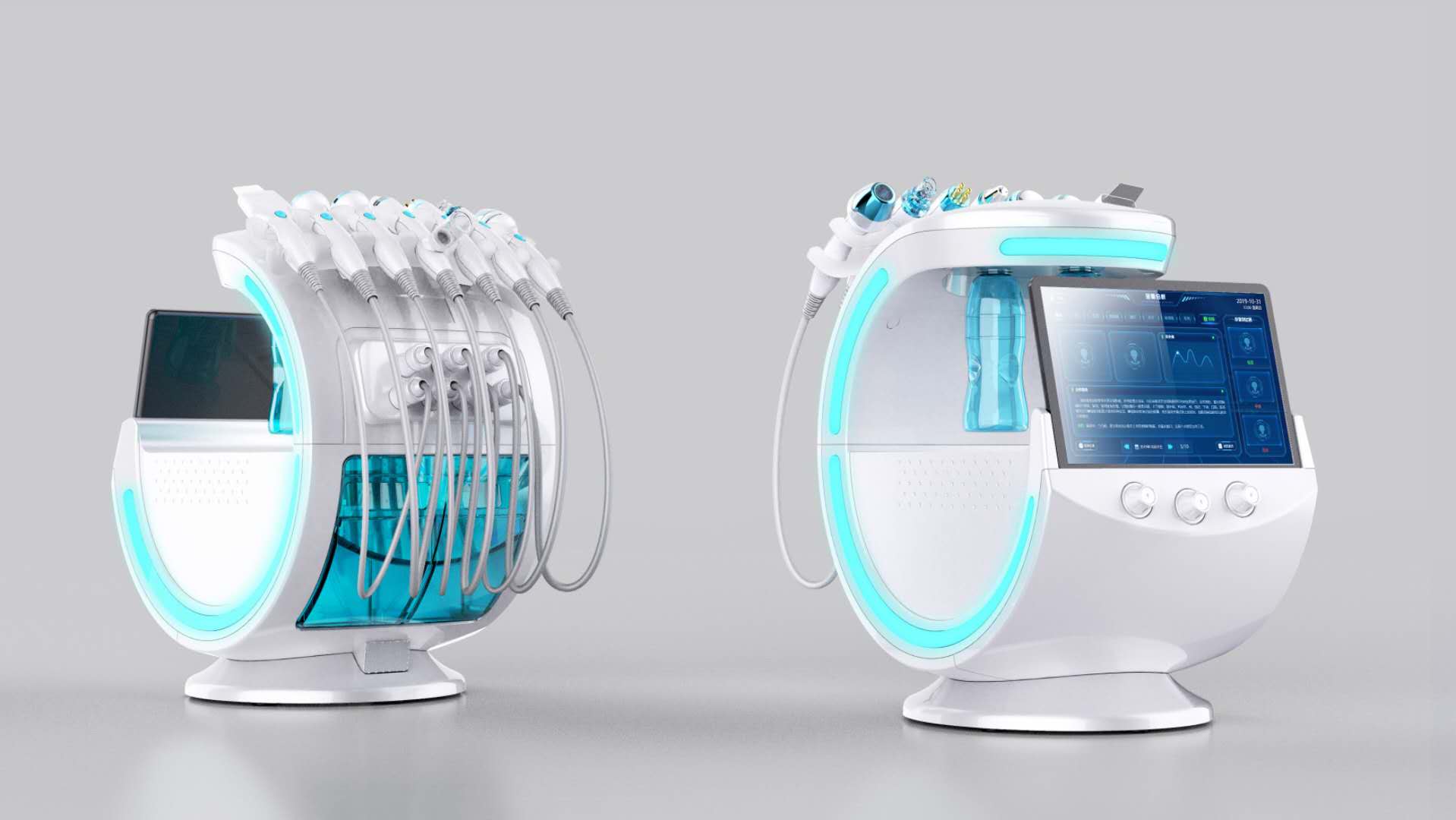 Hydration Microdermabrasion Technology Ice Blue Cleansing Machine
