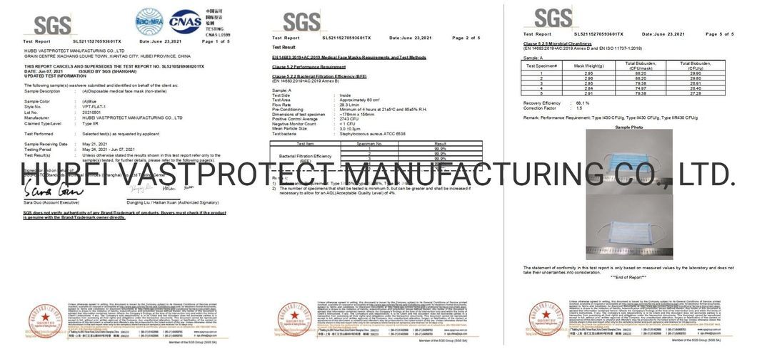 Daily Wear Single Use Face Coverings Disposable Face Masks