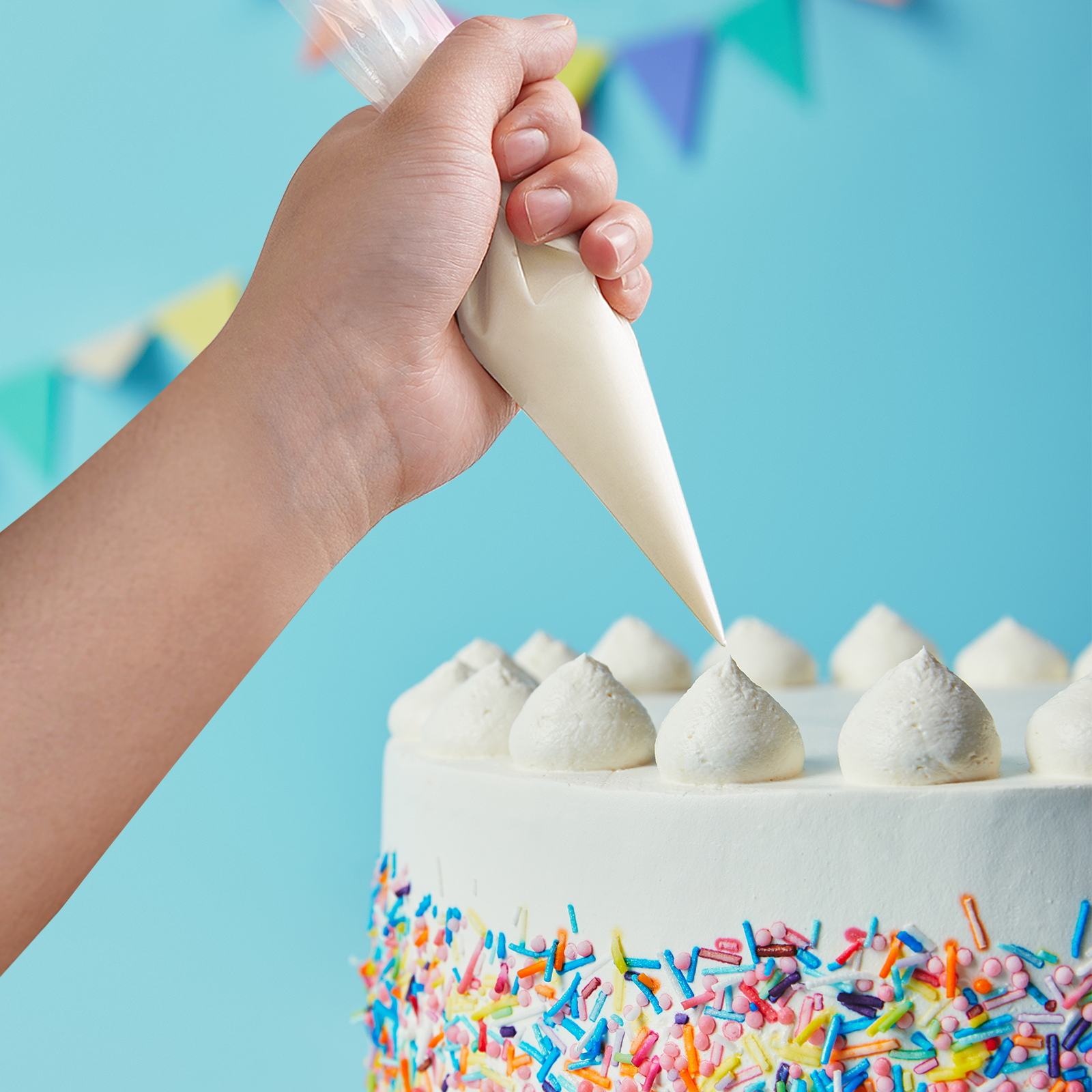 Tear Proof Silicone Kitchen Tool Cake Cream Plastic Disposable Pastry Bags