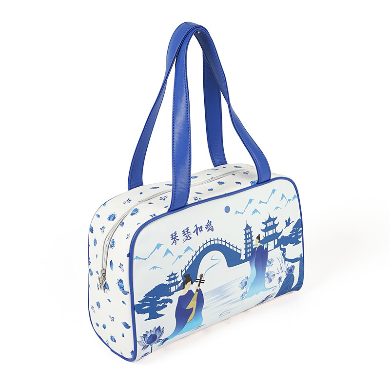 Dustproof PU Leather Ladies Travel Makeup Bag