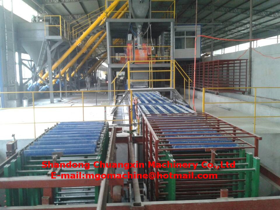 Cement And Mgo Wall Sandwich Panel Production Line With Fully Automatic