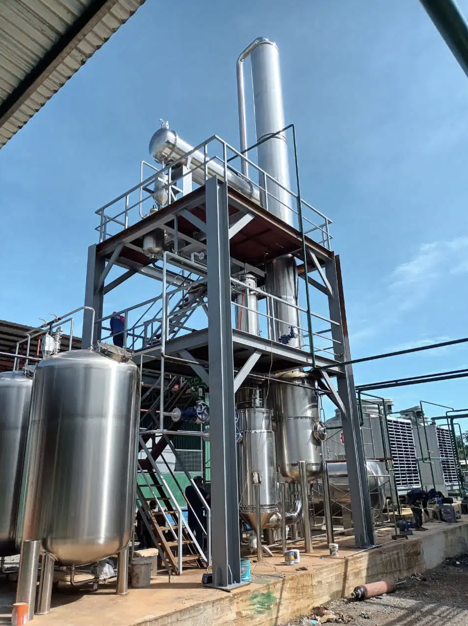 45-50kg/H Ethanol Distiller Alcohol Recovery Tower Alcohol Distiller Turnkey Alcohol Project