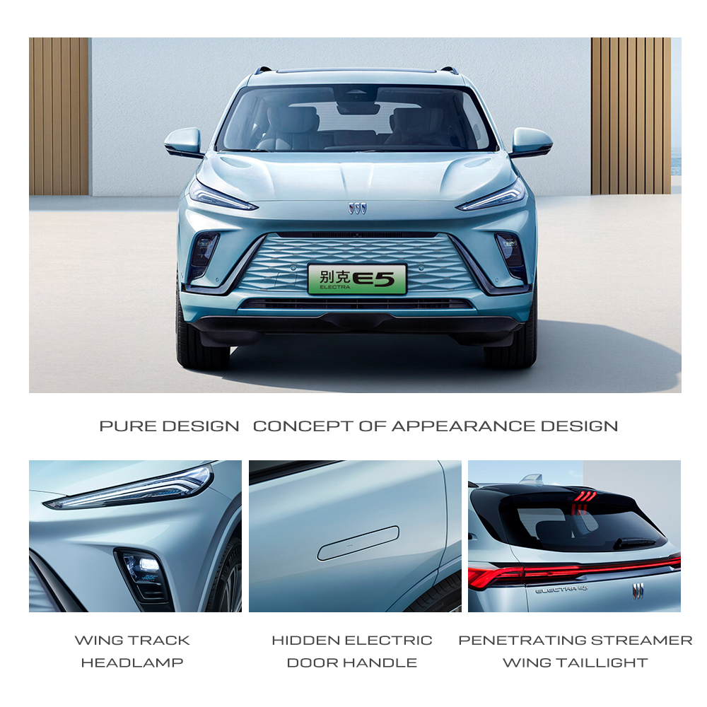 Buick E5 Energy Electric Vehicle Economical Comfortable Spacious for Adults Safe and Ultium Battery at Max Speed 180km/h