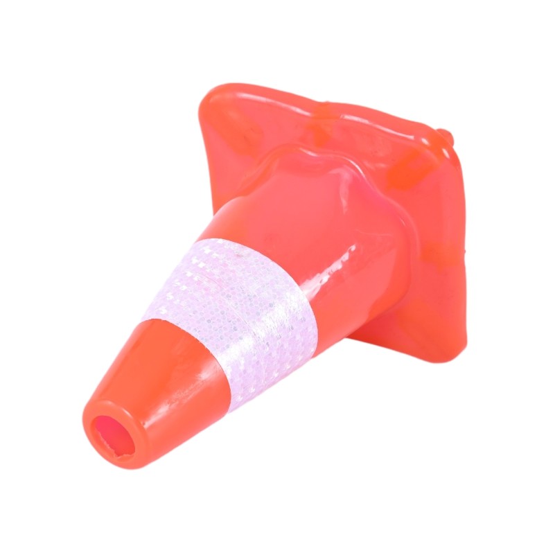 PE Orange Weather Resistant High Visibility Traffic Safety Cone For Outdoor