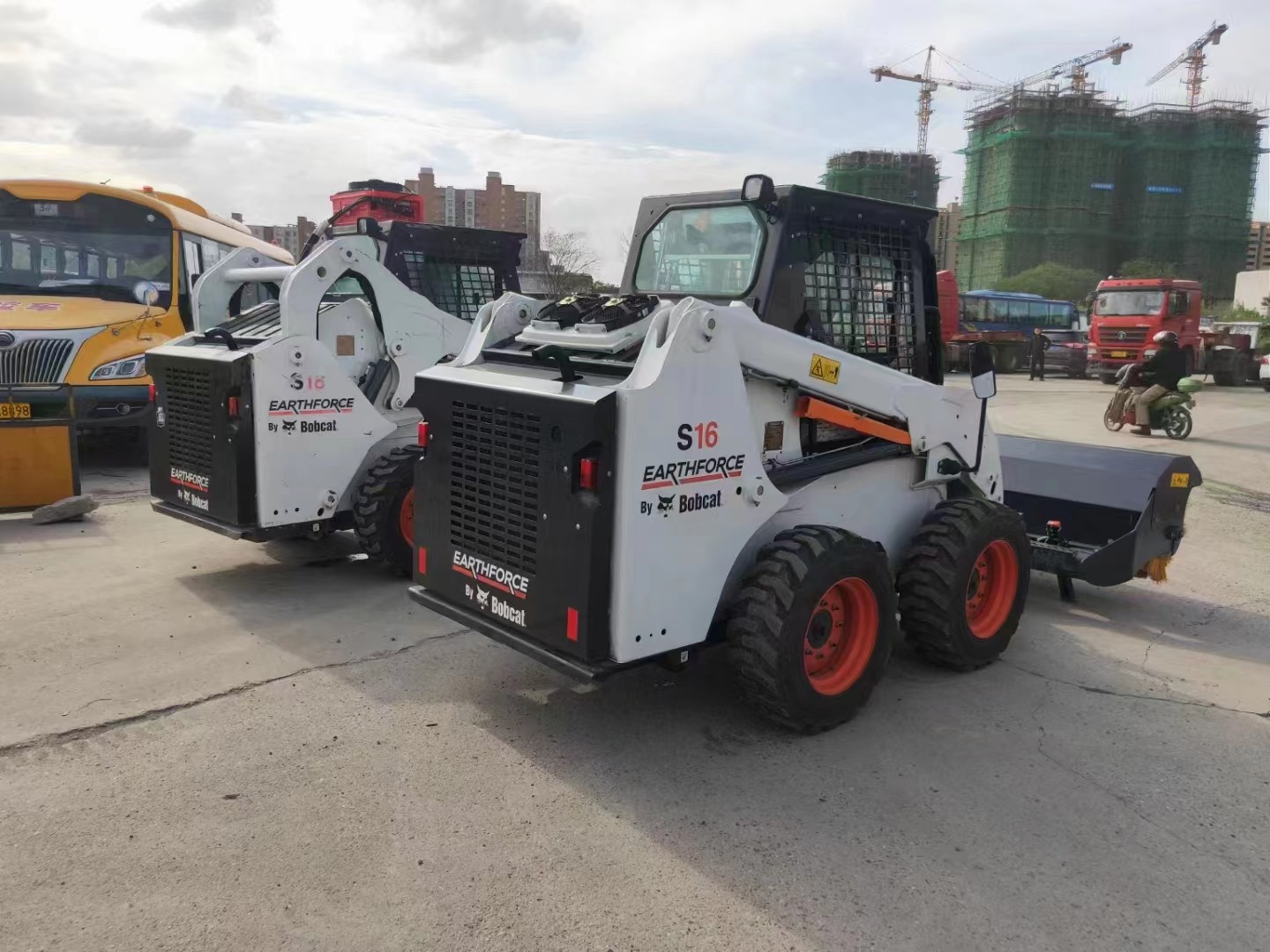 Bobcat S185 Used Skid Steer Equipment Loader For Earth Moving