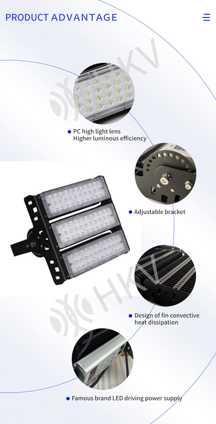 High power brand driver flood light tunnel module light outdoor projection lamp IP65