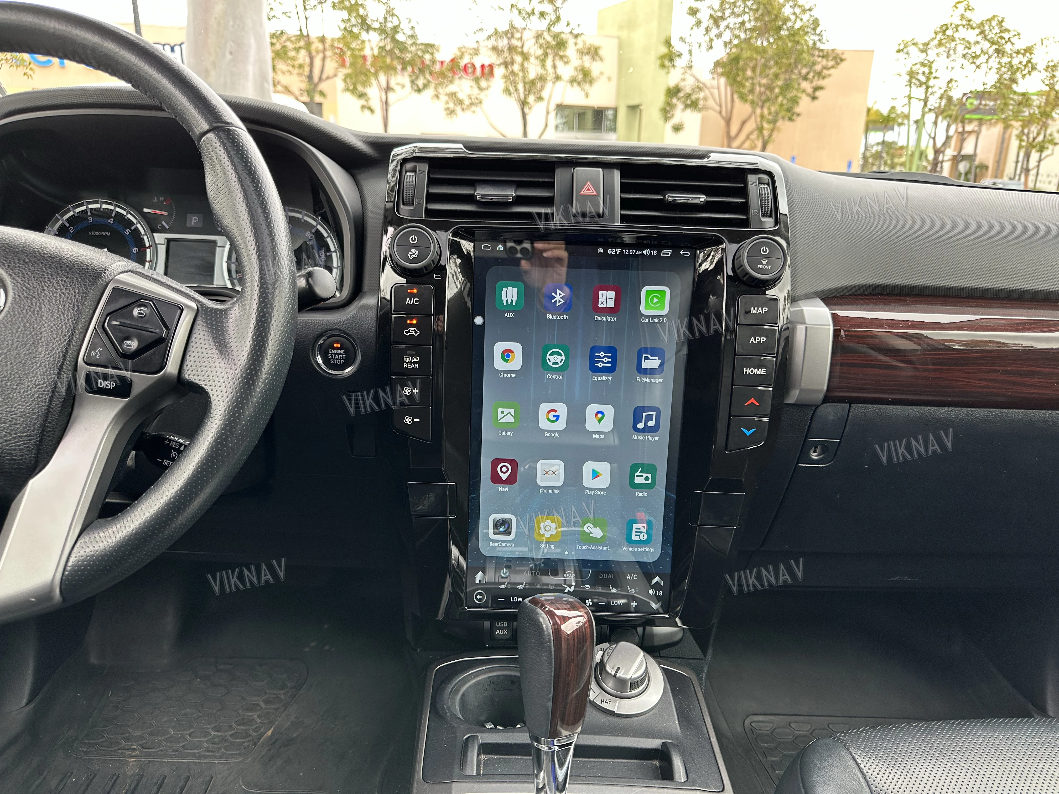 Auto Stereo Car Radio For Toyota 4Runner 2010-2023 Android Auto Carplay GPS Navigation Display Screen Multimedia player