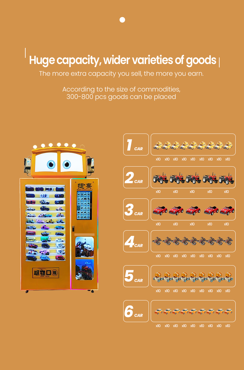 Customizable Automatic Toy Dispenser Interactive Toy Vending Machine Kids Children's Vending Machine