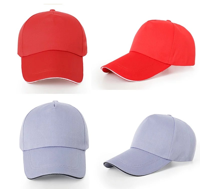 Kids 55cm 6 Panel Baseball Caps With Custom Logo Rubber Patch