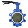Buy cheap Small Torque Wafer Style Butterfly Valve , Cast Iron Butterfly Valve WPDM Seat product