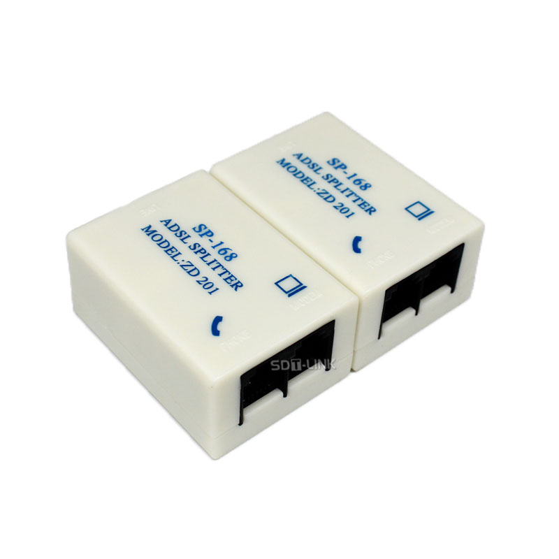 SP-168 ADSL RJ11 RJ45 Telephone Broadband Splitter 60 Watts Average Power 4.4MHz Bandwidth