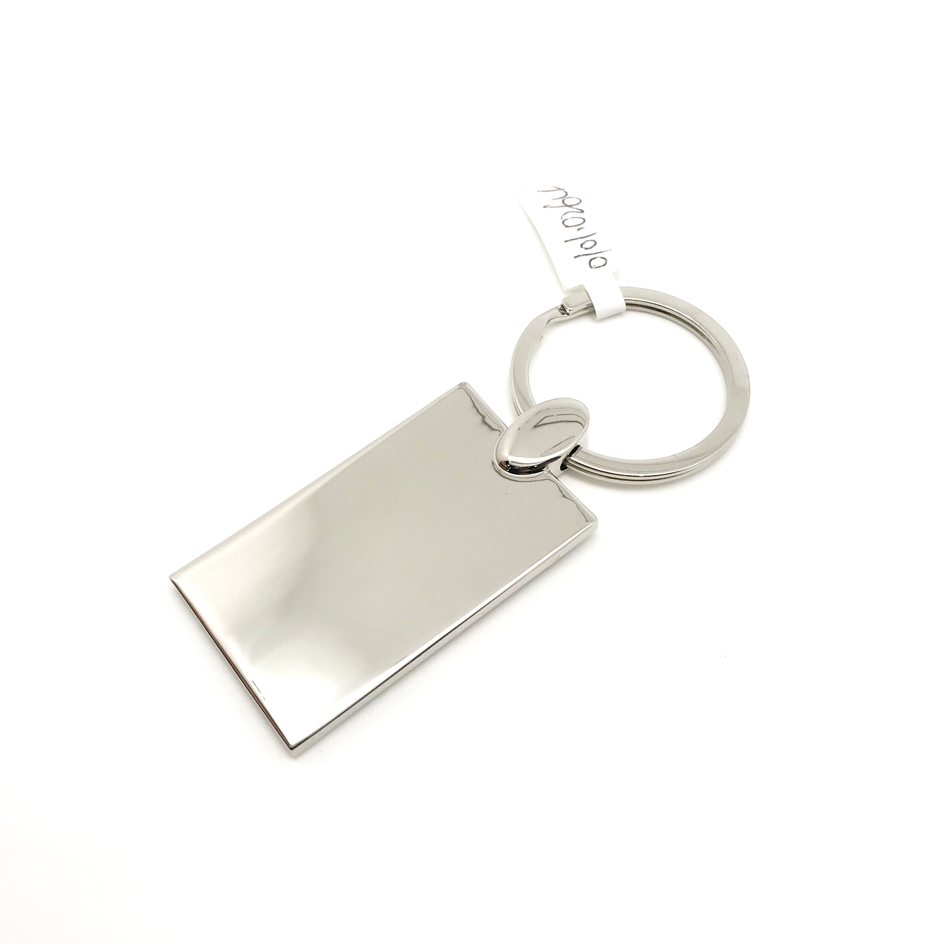 Zinc Alloy Metal Keychain Holder Available in Individual Polybag Package