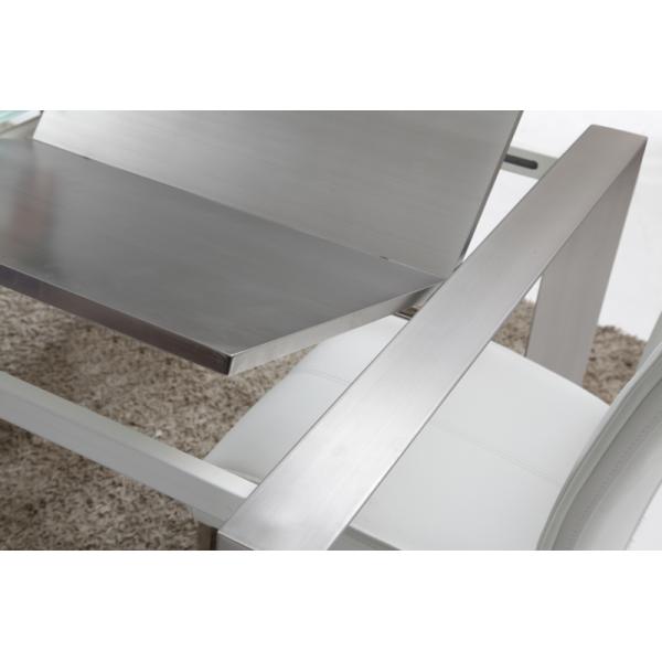 Modern Design White Expandable Dining Room Table DT-980 With 2m Length